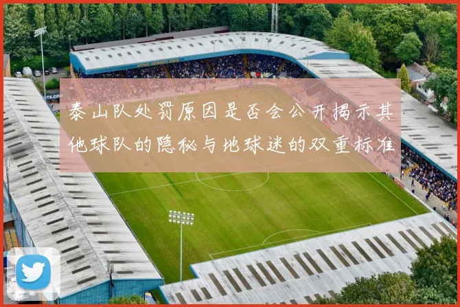 泰山队处罚原因是否会公开揭示其他球队的隐秘与地球迷的双重标准